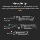 3.6V Accu Schroefmachine: Elektrische Schroevendraaier met Bitset