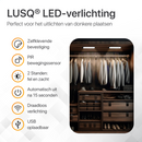 LUSQ Draadloze Kastverlichting: 60 LED met Bewegingssensor