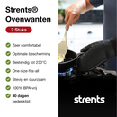 Siliconen Ovenwanten: Hittebestendig Zwart Set van 2