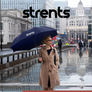 Stormparaplu Opvouwbaar: Windproof Blauw Ø 110 cm