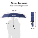 Stormparaplu Opvouwbaar: Windproof Blauw Ø 110 cm