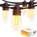 Buitengloed LED lichtsnoer 15m voor Buiten - Tuinverlichting - Lampjes Slinger - Lichtslinger - 2700K / Waterdicht