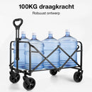Strents Opvouwbare Bolderkar: 100kg Draagvermogen en 75L