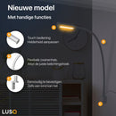 LUSQ Dimbare Leeslampjes: Set van 2 Zilver