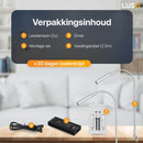 LUSQ Dimbare Leeslampjes: Set van 2 Zilver