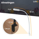 LUSQ Dimbare Leeslampjes: Set van 2 Zilver