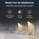 LUSQ Dimbare Leeslampjes: Set van 2 Zilver