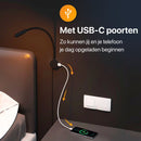 LUSQ Leeslamp: Dimbare Bedlamp met USB-Poort