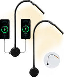 LUSQ Leeslamp: Dimbare Bedlamp met USB-Poort