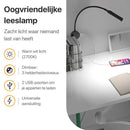 LUSQ Leeslamp: Dimbare Bedlamp met USB-Poort