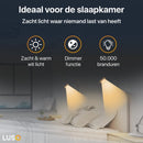 LUSQ Dimbare Leeslampjes: Set van 2 Mat Zwart