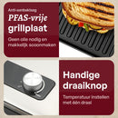 Grillmate Contactgrill: 180° Uitklapbaar PFAS-Vrij Tosti Apparaat