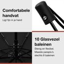 Stormparaplu Opvouwbaar: Windproof Zwart Ø 110 cm