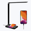 LED Bureaulamp: Draadloos Opladen en USB Dimbaar